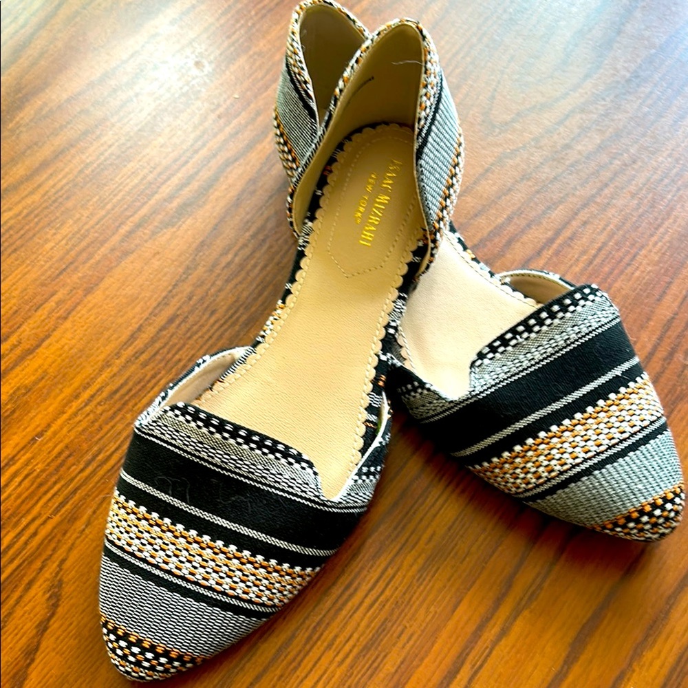 Isaac Mizrahi Striped Women's Flats